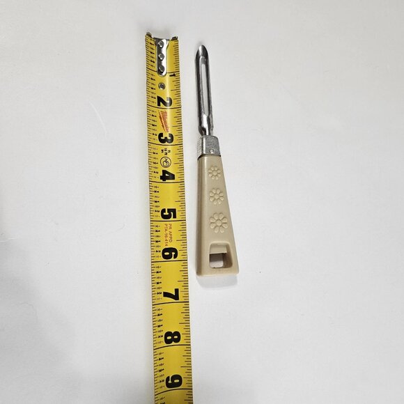 Vintage Travco Cheese Slicer Vegetable Peeler w/ Daisies Retro Kitchen Utensil - Picture 10 of 15